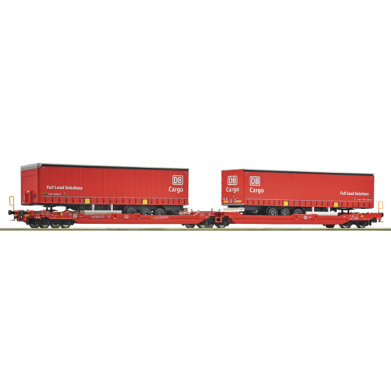 Roco 6600168 Wagon towarowy podwójny z przegubem Sdggmrs 738/T3000e H0